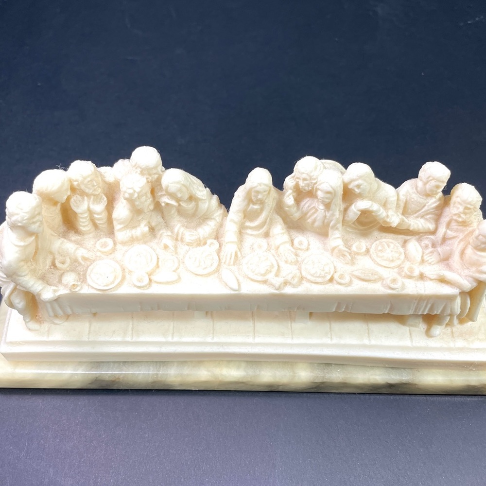 The Last Supper Alabaster Figure